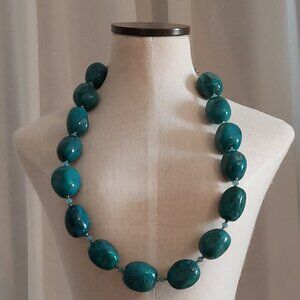 925 Sterling Silver Turquoise Necklace